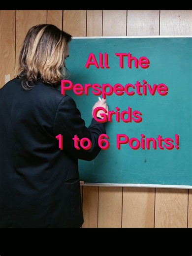 How to Draw All Perspective Grids: 1 to 6 Points Guide