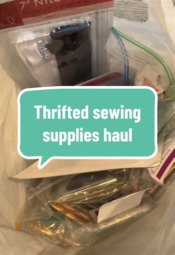 #thrifted and #vintage sewing supplies haul to share with you! 🪡🧵😄