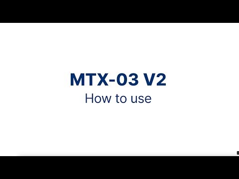 [MOTEX Tutorial] MTX-03 V2 / EN