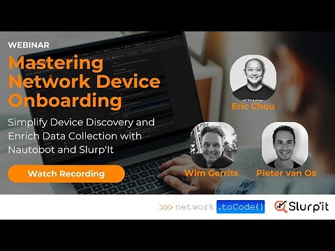 Mastering Network Device Onboarding: Nautobot + Slurp'it