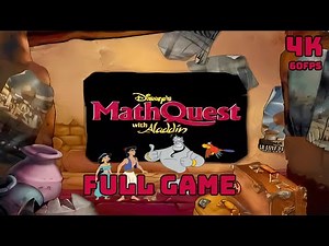 Disney's Math Quest with Aladdin Walkthrough 4K UHD Longplay