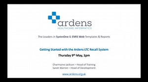 Getting Started with the Ardens LTC Recall System