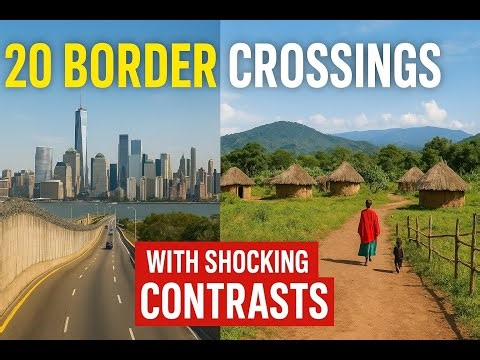 20 Border Crossings with Shocking Contrasts