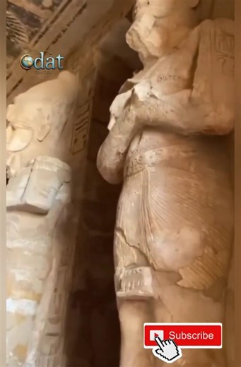 Collosal Statues of Ramses II at Abu Simbel Temple #Collosal #Statues #statuette #ramses #abusimbel