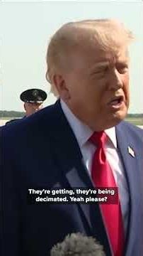 President Donald Trump’s departure to Dover Air Force Base before dignified transfer