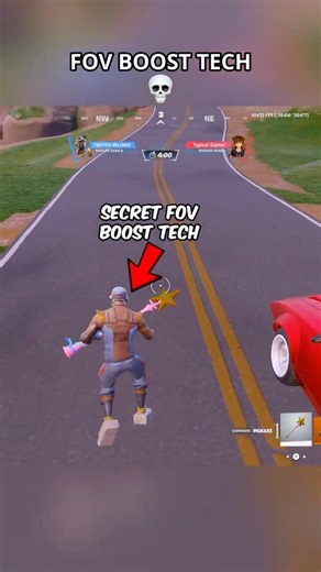 FOV Boost Tech Glitch 💀 #relishh #fortnite