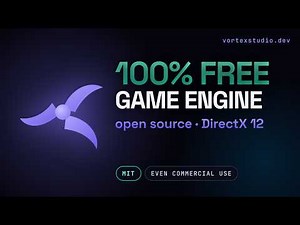 Vortex Engine — a 100% Free & Open-Source DirectX 12 Game Engine (Official Trailer)