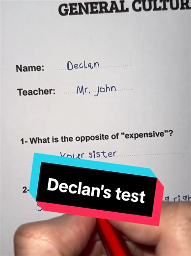 #test #quiz #testanswers #funnytestanswers #fyp