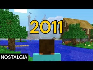 I Played Minecraft in 2011 and it was pure NOSTALGIA...