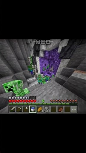 Minecraft Hard Mode Moment💀 #minecraft1 #gaming #shorts