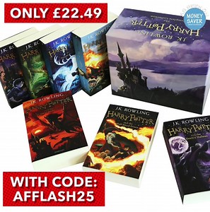 Today is your last chance to grab The Complete Harry Potter 7 Book Collection Box Set for ONLY £22.49. This works out to be the best price we have seen the box set for, and so ideal if you know a Harry Potter Fan. To get it for this low price just use code: AFFLASH25 online at The Book People Affiliate Link 👉 https://moneysaveronline.co.uk/jlx6 | Money Saver By Dansway