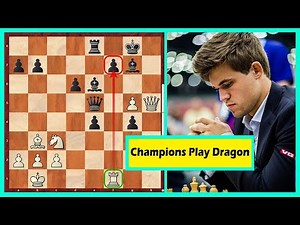 Magnus Carlsen Plays The Sicilian Dragon