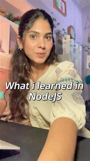 What I Learned in Node.js as a Beginner 🚀