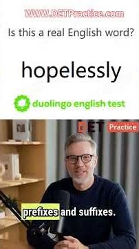 DET Read & Select Strategy | How to Recognize Real Words Fast #duolingoenglishtest