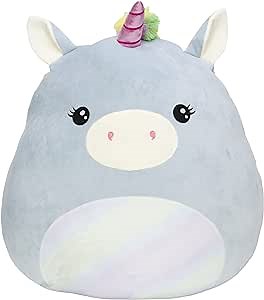 Squishmallows 20-Inch Unicorn - Add Petula to Your Squad, Ultrasoft Stuffed Animal Jumbo Plush Toy, Official Kellytoy Plush