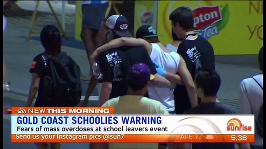 Teenagers are being warned against dangerous synthetic drugs at schoolies, which kicks off today. Experts are predicting it'll be the worst year yet for overdoses. #sun7 FULL STORY: https://au.tv.yahoo.com/sunrise/video/watch/33253963/schoolies-celebration-warnings/ | Sunrise