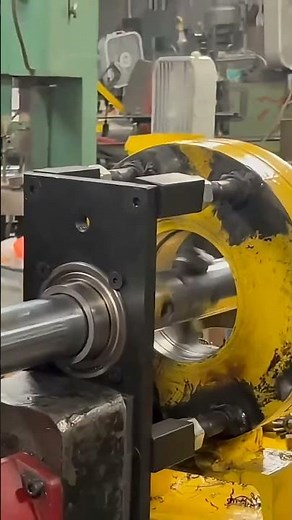 Portable line boring with a MAG drill #milwaukeetools #lineboring