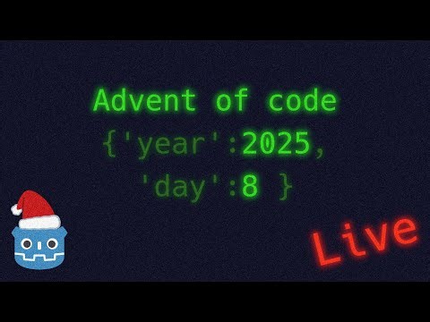 [Live] Advent of Code 2025 - Day 8