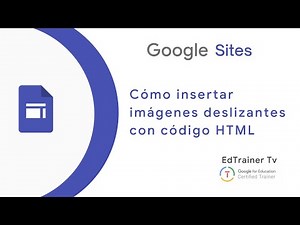 How to insert a sliding image effect with HTML in Google Sites.