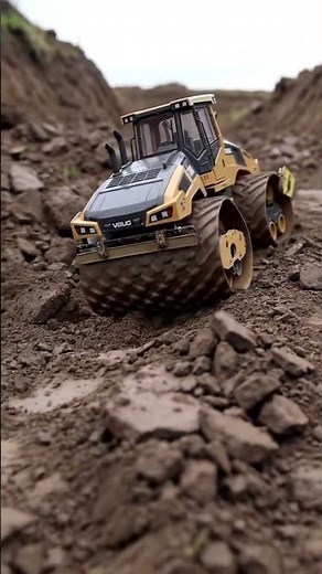 RC Sheepsfoot Roller: Ultimate Mud Compaction! 🚜💦 (Miniature Heavy Equipment)