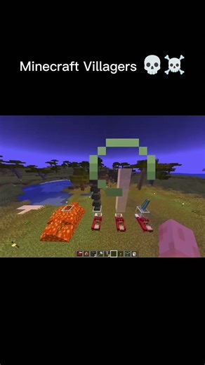 Minecraft villagers are invisible ☠️💀