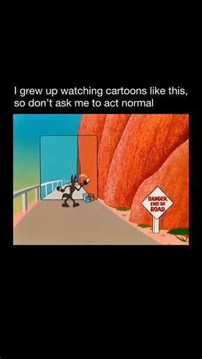 Purely History on Instagram: "In 1949, the world was introduced to Wile E Coyote and the Road Runner, a pair that quickly became a cornerstone of classic animation. Their desert setting, their silence, and their endless chase created a style of comedy that felt both simple and inventive. Each short followed the coyote as he tried to capture the Road Runner using complicated gadgets from the fictional ACME company. Rockets, traps, and painted tunnels all promised success, only to send him tumblin