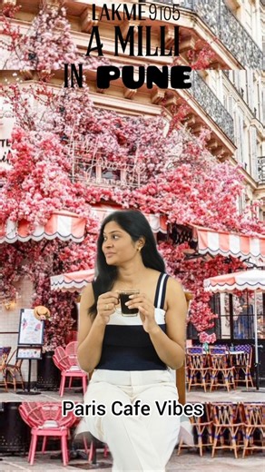 Shalu on Instagram: "Paris café dreams vs chai stall reality. Lipstick untouched. 💋 Share your Milli moment with Lakme. Go to the @Lakmeindia page, go to the “Milli” highlights, click on the template and add yours. @lakmeindia #ad #LakmeIndia #Lakme #AmilliinPune #makeup #paris #Lipstick #foundation #everydaymakeup #eyeliner #LakmeXMilli"