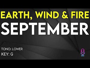Earth, Wind & Fire - September - Karaoke Instrumental - Lower