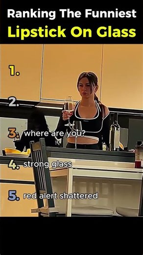 Ranking The Funniest Lipstick On The Glass Prank