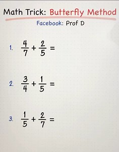 57K views · 889 reactions | The Butterfly Method: The Fastest Math Hack You’ll Ever Learn | Prof D | Facebook