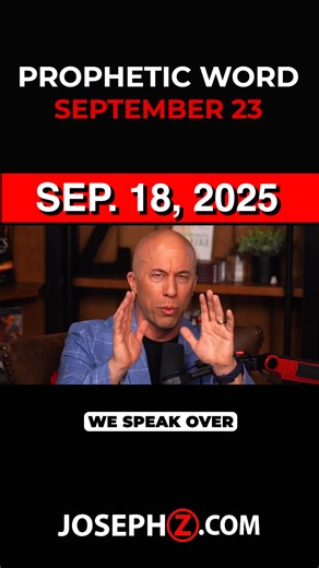 Prophetic Word: September 23 #prophecy #america #jesuscoming #josephz | Joseph Z