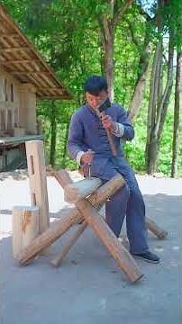 This Wooden Bed Is Built Without a Single Nail—All Handmade