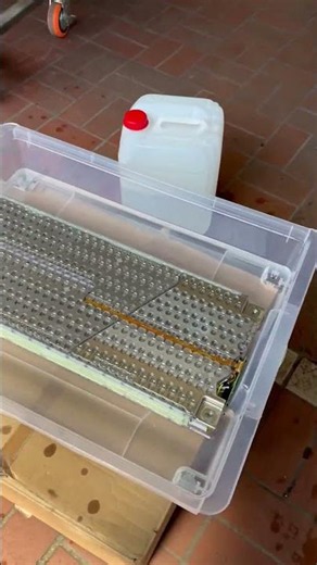 Model X 90D: Coolant in the high-voltage battery 😳 Experiment underway… now just “light it up”? J...