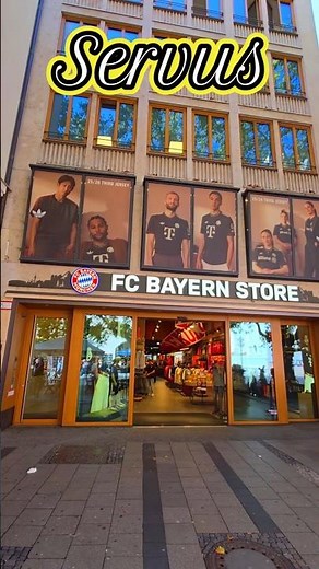 FC Bayern Store Munich ⚽ Fan Paradise in the Munich City Center #fcbayern #bayern #soccer