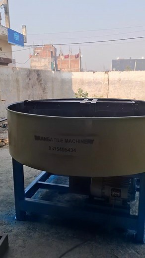 Pan CONCRATE MIXER MACHINE | Tiranga tiles machinery