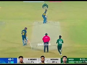 🔥Professional Sri Lanka Batting on FIRE vs Pakistan! Unforgettable Sports Moments with Salman Mirza!