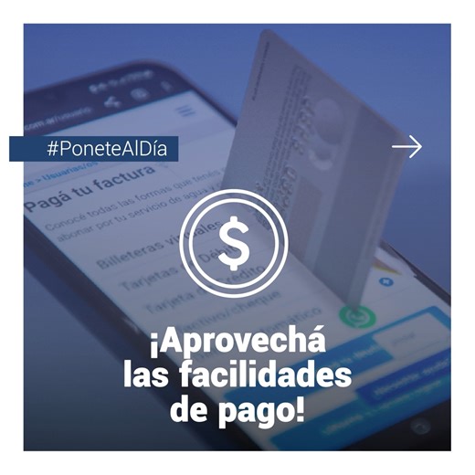 Ahora podés regularizar el estado de tus facturas de forma más sencilla. A través de la Oficina Virtual y en sólo 5 pasos, podés generar un cupón de pago y saldar tu deuda. Ingresá a www.aysa.com.ar | AySA S.A.