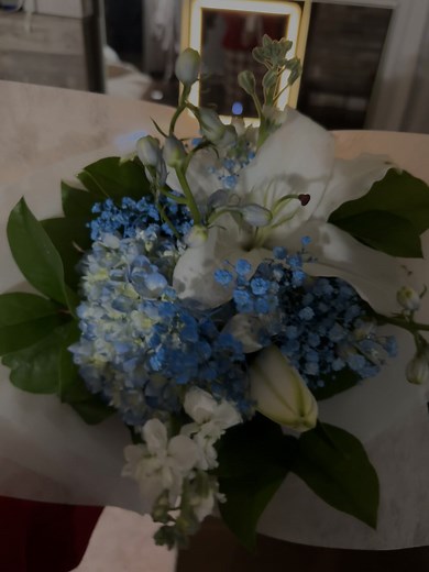 🫐 #flowerbouquet #fyp #assortedbouquet #lily #aesthetic #blue