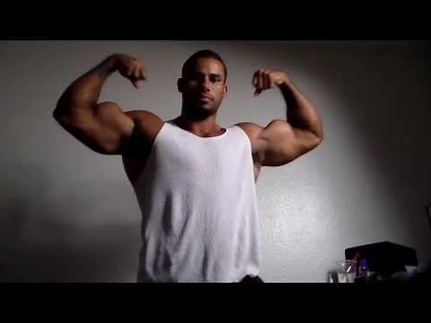 Bodybuilder Posing to Tevin Campbell - Can We Talk - Muscle God Samson
