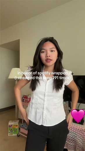 in honor of spotify wrapped… my #1 song of 2025 💗