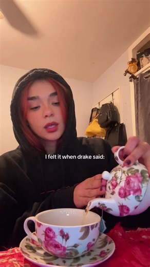 Sweet like honey, sharp like a Drake lyric 🎶✨ #drake #teatime #divinefeminineenergy #duality #balanceiskey