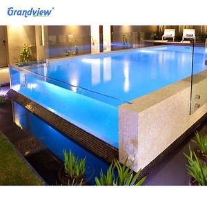[Hot Item] Customized Plexiglass Underwater Acrylic Pool Window Panels