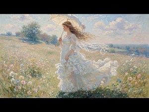 Four Seasons · Spring: Spring Comes Slowly | A Healing Moment in the Style of Monet's Oil Paintings