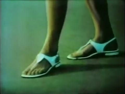70s Fashion: S'Kinneys Sandals Commercial (1972)