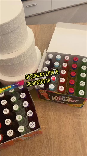 Kreative Klopfer Torte zum 18. Geburtstag selber machen