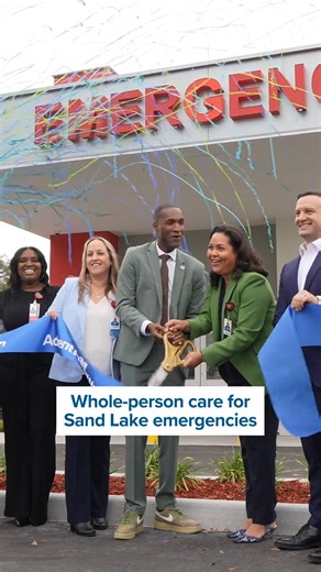 When minutes matter, care should be close. AdventHealth Sand Lake ER is now open, bringing trusted, whole-person emergency care closer to where people live, work and visit. Staffed by a highly trained team, the new ER is ready to serve the community with confidence and compassion during life’s unexpected moments. Learn more about AdventHealth Sand Lake ER and the services available: https://bit.ly/471rqxL | Life at AdventHealth Central Florida