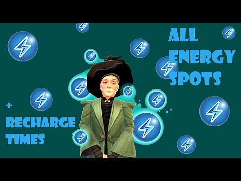 HOGWARTS MYSTERY // ALL ENERGY SPOTS WITH RECHARGE TIMES *as of November 2021