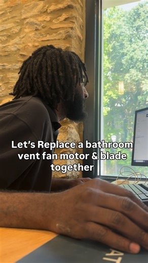 RickyRick on Instagram: "Let’s replace a bathroom vent motor & fan together"