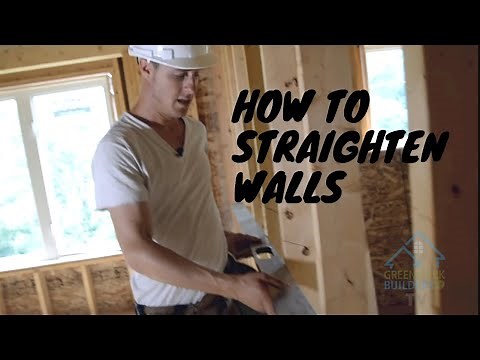Straightening Walls, Avoiding Drywall Pops!