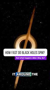 Black holes spin… and what happens to space around them is insane. #blackholes